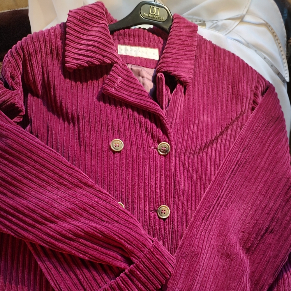 Doncaster Pink Corduroy Jacket